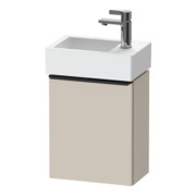 Duravit Meuble sous-lavabo D-Neo 36,4x22,2x44cm, 1 porte, à droite, noir/taupe mat-1