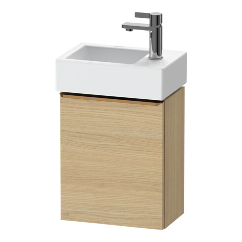 Duravit Meuble sous lavabo D-Neo 36,4x22,2x44cm, 1 porte, à gauche, b geb/Ei N