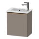 Duravit Meuble sous-lavabo D-Neo 41x27,4x44 cm, 1 tiroir, à droite, basalt mat-1
