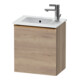 Duravit Meuble sous-lavabo D-Neo 41x27,4x44 cm, 1 tiroir, à droite, blanc brillant/marbre œuf-1