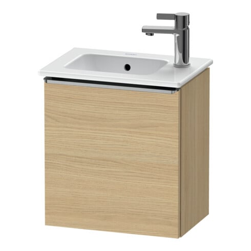 Duravit Meuble sous lavabo D-Neo 41x27,4x44 cm, 1 tiroir, à droite, chêne naturel