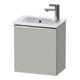 Duravit Meuble sous-lavabo D-Neo 41x27,4x44 cm, 1 tiroir, à droite, chromé/béton ma-1