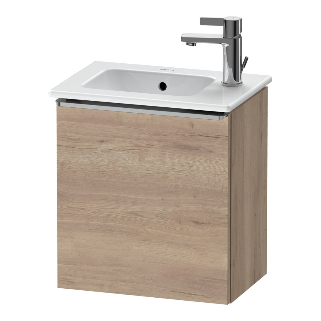 Duravit Meuble sous-lavabo D-Neo 41x27,4x44 cm, 1 tiroir, à droite, finition marbre œuf