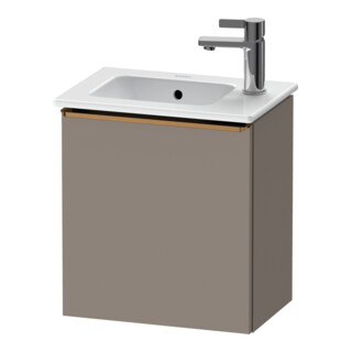 Duravit Meuble sous lavabo D-Neo 41x27,4x44 cm, 1 tiroir, à gauche, basalt mat