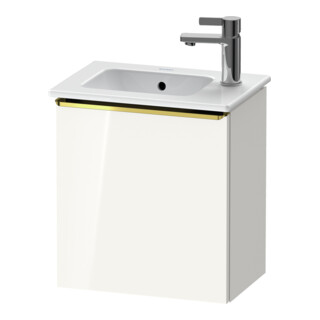 Duravit Meuble sous lavabo D-Neo 41x27,4x44 cm, 1 tiroir, à gauche, blanc brillant
