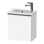 Duravit Meuble sous lavabo D-Neo 41x27,4x44 cm, 1 tiroir, à gauche, blanc brillant/mat