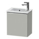 Duravit Meuble sous lavabo D-Neo 41x27,4x44 cm, 1 tiroir, à gauche, chrome/béton ma-1