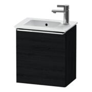 Duravit Meuble sous-lavabo D-Neo 41x27,4x44 cm, 1 tiroir, à gauche, chrome/chêne noir