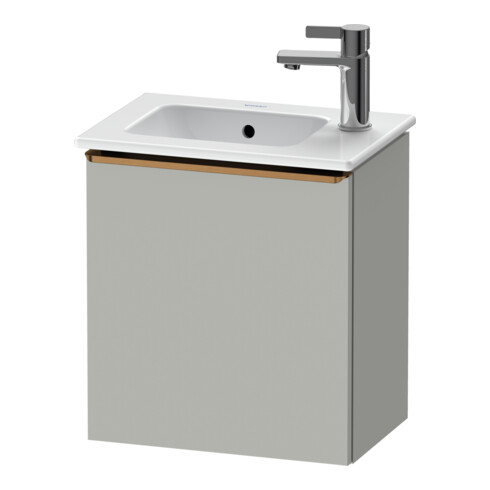 Duravit Meuble sous-lavabo D-Neo 41x27,4x44 cm, 1 tiroir, à gauche, gris mat