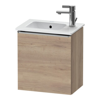 Duravit Meuble sous lavabo D-Neo 41x27,4x44 cm, 1 tiroir, à gauche, marbre œuf mat