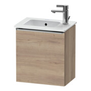 Duravit Meuble sous lavabo D-Neo 41x27,4x44 cm, 1 tiroir, à gauche, marbre œuf mat-1
