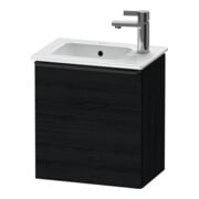 Duravit Meuble sous lavabo D-Neo 41x27,4x44 cm, 1 tiroir, à gauche, noir/œuf noir