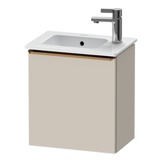 Duravit Meuble sous-lavabo D-Neo 41x27,4x44 cm, 1 tiroir, An L, taupe mat