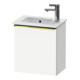 Duravit Meuble sous-lavabo D-Neo 41x27,4x44 cm, 1 tiroir, droite, or poli/blanc mat-1
