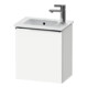 Duravit Meuble sous-lavabo D-Neo 41x27,4x44 cm, 1 tiroir, raccord gauche, chrome/blanc mat-1