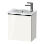 Duravit Meuble sous-lavabo D-Neo 41x27,4x44cm, 1 tiroir, à gauche, blanc brillant
