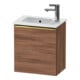 Duravit Meuble sous-lavabo D-Neo 41x27,4x44cm, 1 tiroir, à gauche, chêne naturel/griffé polaire-1