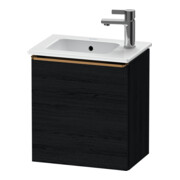 Duravit Meuble sous lavabo D-Neo 41x27,4x44cm, 1 tiroir, à gauche, chêne noir mat