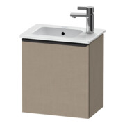 Duravit Meuble sous lavabo D-Neo 41x27,4x44cm, 1 tiroir, à gauche, noir/lin-1