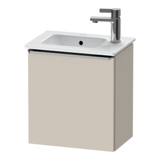 Duravit Meuble sous-lavabo D-Neo 41x27,4x44cm, 1 tiroir, à gauche, Taupe mat