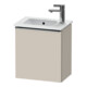 Duravit Meuble sous-lavabo D-Neo 41x27,4x44cm, 1 tiroir, à gauche, Taupe mat-1