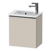 Duravit Meuble sous-lavabo D-Neo 41x27,4x44cm, 1 tiroir, à gauche, Taupe mat