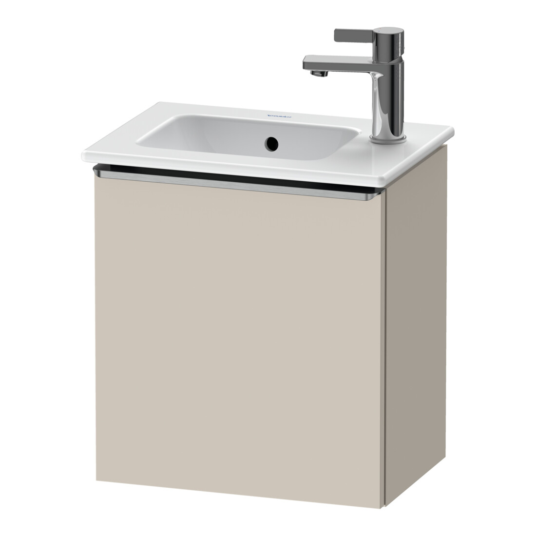 Duravit Meuble sous-lavabo D-Neo 41x27,4x44cm, 1 tiroir, à gauche, Taupe mat