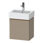 Duravit Meuble sous lavabo D-Neo 43,4x32,2x44 cm, 1 porte, à droite, b chêne/lin