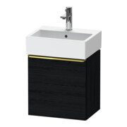 Duravit Meuble sous lavabo D-Neo 43,4x32,2x44 cm, 1 porte, à droite, brillant/Blanc œuf-1