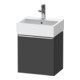 Duravit Meuble sous-lavabo D-Neo 43,4x32,2x44 cm, 1 porte, à droite, chr/Grap ma-1