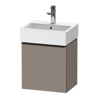Duravit Meuble sous-lavabo D-Neo 43,4x32,2x44 cm, 1 porte, à droite, noir/Bas ma
