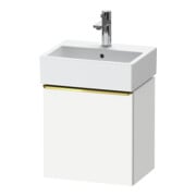 Duravit Meuble sous lavabo D-Neo 43,4x32,2x44 cm, 1 porte, à gauche, blanc brillant/mat