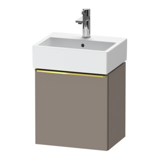 Duravit Meuble sous lavabo D-Neo 43,4x32,2x44 cm, 1 porte, à gauche, blanc poli/Bas m