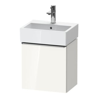 Duravit Meuble sous lavabo D-Neo 43,4x32,2x44 cm, 1 porte, à gauche, ES blanc/gris