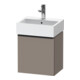 Duravit Meuble sous lavabo D-Neo 43,4x32,2x44 cm, 1 porte, à gauche, noir/Bas ma-1