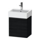 Duravit Meuble sous-lavabo D-Neo 43,4x32,2x44 cm, 1 porte, à gauche, noir/ivoire noir-1