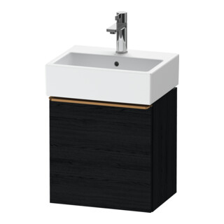 Duravit Meuble sous lavabo D-Neo 43,4x32,2x44cm, 1 porte, à droite, blanc brillant/éclat œuf