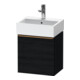 Duravit Meuble sous lavabo D-Neo 43,4x32,2x44cm, 1 porte, à droite, blanc brillant/éclat œuf-1