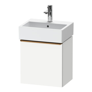 Duravit Meuble sous lavabo D-Neo 43,4x32,2x44cm, 1 porte, à droite, blanc/gris mat