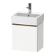 Duravit Meuble sous lavabo D-Neo 43,4x32,2x44cm, 1 porte, à droite, blanc/gris mat-1