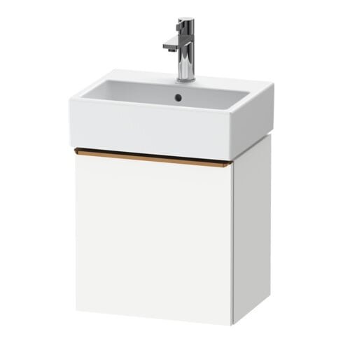 Duravit Meuble sous lavabo D-Neo 43,4x32,2x44cm, 1 porte, à droite, blanc/gris mat