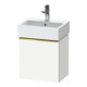 Duravit Meuble sous lavabo D-Neo 43,4x32,2x44cm, 1 porte, à droite, blanc poli/mat-1