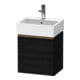 Duravit Meuble sous-lavabo D-Neo 43,4x32,2x44cm, 1 porte, à gauche, blanc brillant/éclat œuf-1