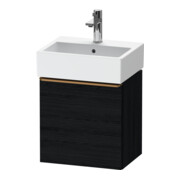 Duravit Meuble sous-lavabo D-Neo 43,4x32,2x44cm, 1 porte, à gauche, blanc brillant/éclat œuf