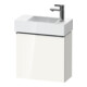 Duravit Meuble sous lavabo D-Neo 48,4x22,2x44 cm, 1 porte, à droite, blanc/chrome brillant-1