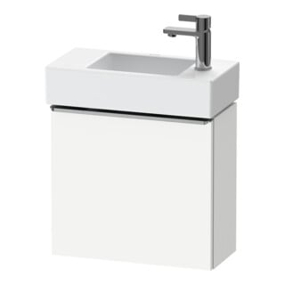 Duravit Meuble sous lavabo D-Neo 48,4x22,2x44 cm, 1 porte, à droite, blanc mat/bois