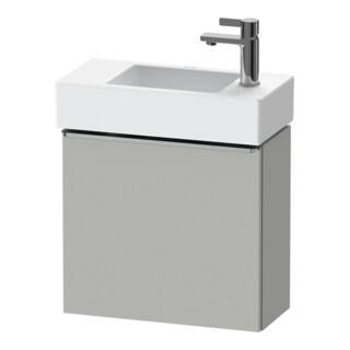 Duravit Meuble sous lavabo D-Neo 48,4x22,2x44 cm, 1 porte, à droite, chêne gris/mat