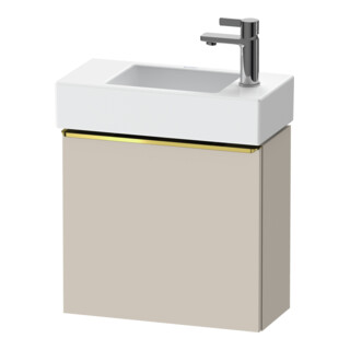 Duravit Meuble sous lavabo D-Neo 48,4x22,2x44 cm, 1 porte, à droite, g pol/Tau m