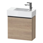 Duravit Meuble sous-lavabo D-Neo 48,4x22,2x44 cm, 1 porte, à droite, noir/marbre œuf