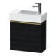 Duravit Meuble sous lavabo D-Neo 48,4x22,2x44 cm, 1 porte, à gauche, blanc brillant/œuf noir-1